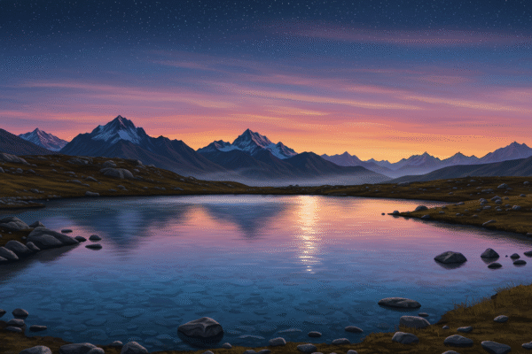 Danau Air Asin di Puncak Himalaya