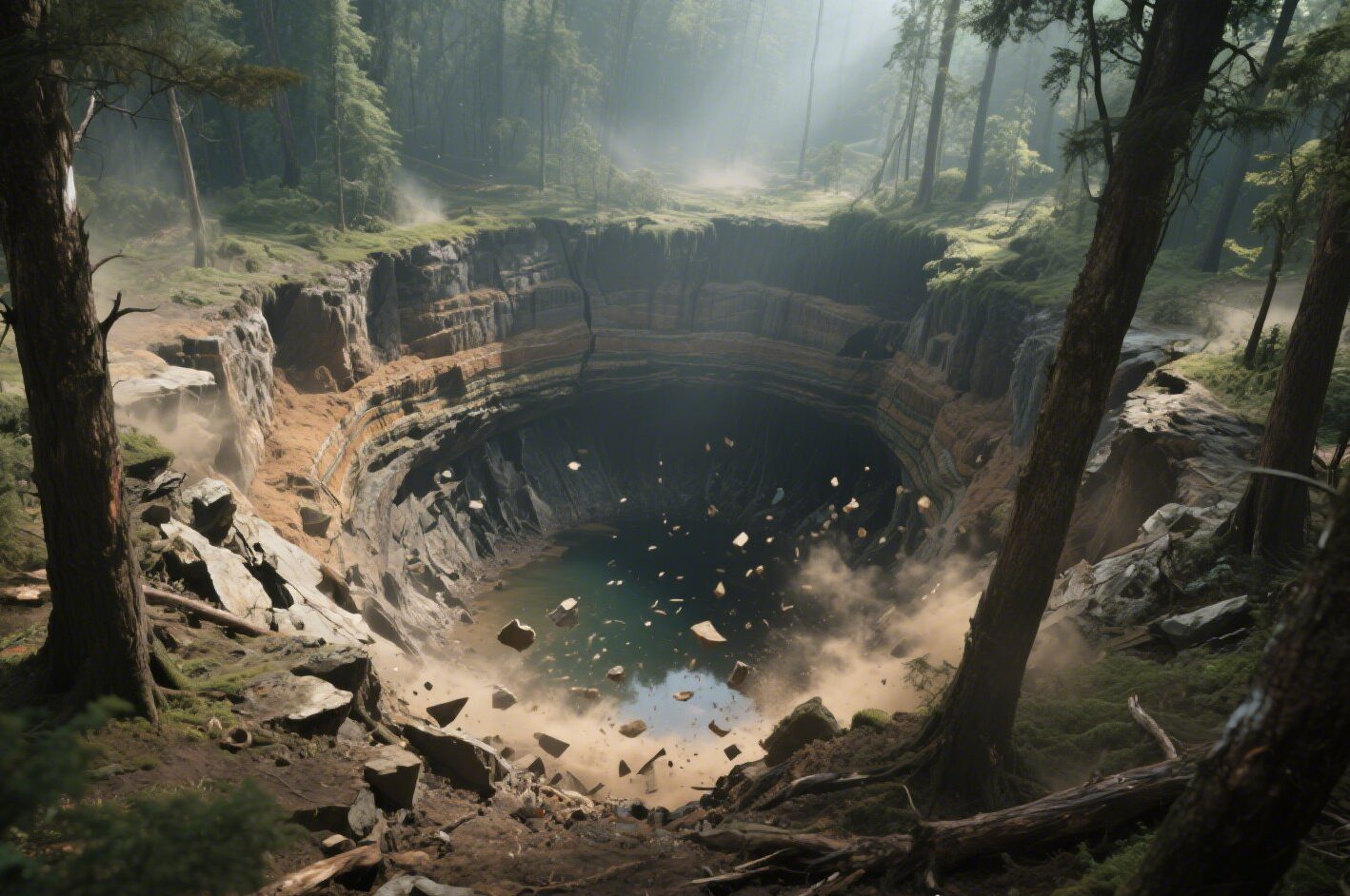 Misteri Lubang Raksasa Proses Terbentuknya Sinkhole dan Fenomena Geologi yang Mengagumkan