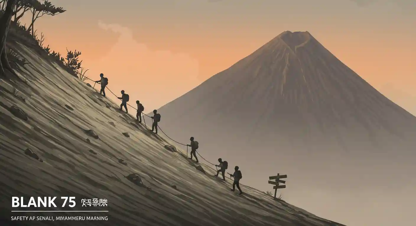 Blank 75 Jurang Maut di Gunung Semeru yang Menelan Banyak Korban