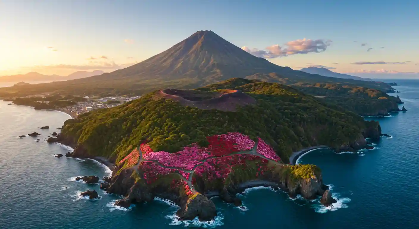 Izu Oshima: Kisah Pulau Vulkanik yang Menyihir di Perairan Jepang