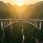 Jembatan Ngarai Besar Huajiang, Simbol Keberanian Rekayasa di Tengah Lembah Nan Megah