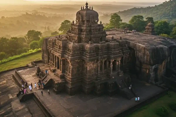 Menguak Misteri Kuil Kailasa Keajaiban Arsitektur dari Satu Batu Raksasa