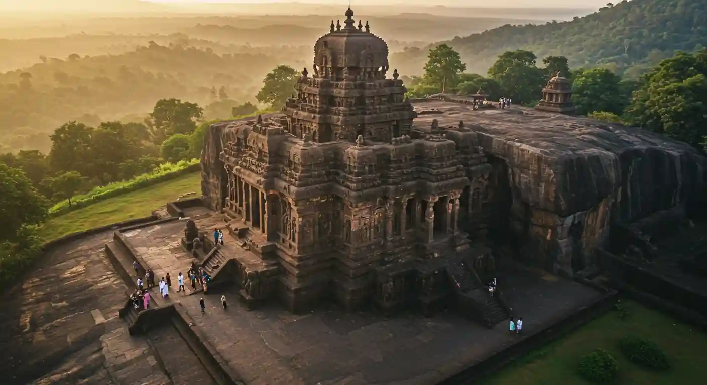 Menguak Misteri Kuil Kailasa Keajaiban Arsitektur dari Satu Batu Raksasa