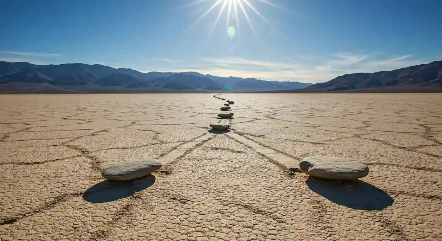 Misteri Unik Piringan Batu Berjalan di Death Valley Fenomena Sains yang Bikin Penasaran