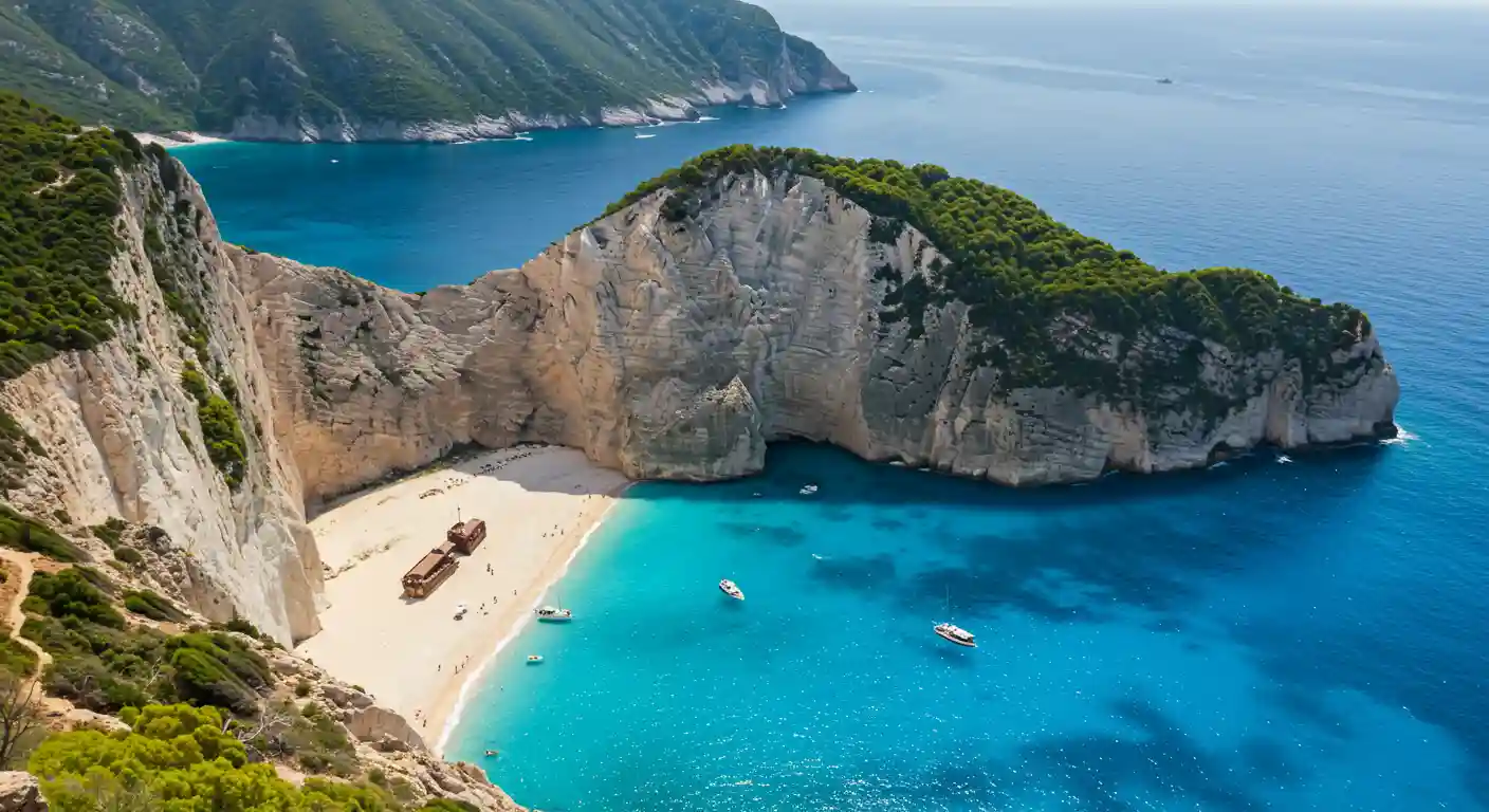 Rahasia Pantai Navagio Pesona Hidden Gem Yunani yang Bikin Ketagihan
