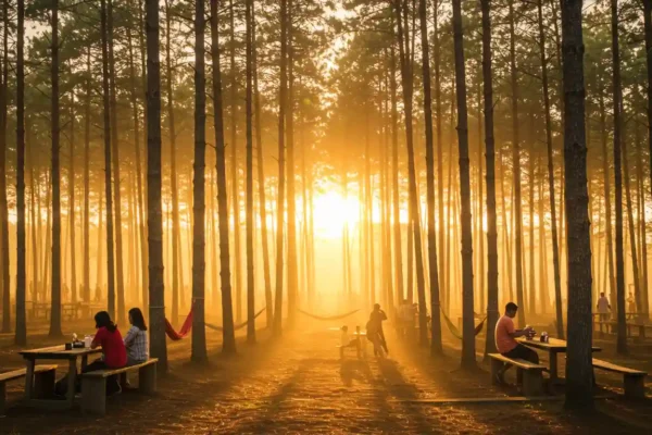 Bukan Sekadar Foto Petualangan Sebenarnya di Hutan Pinus Mangunan Yogyakarta