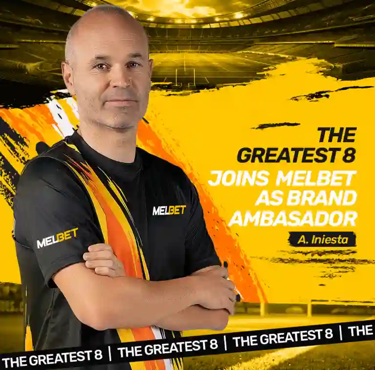 Andres Iniesta bergabung dengan MelBet sebagai Duta Merek
