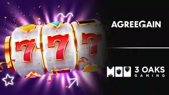 Agreegain mengamankan kemitraan konten baru dengan 3 Oaks Gaming