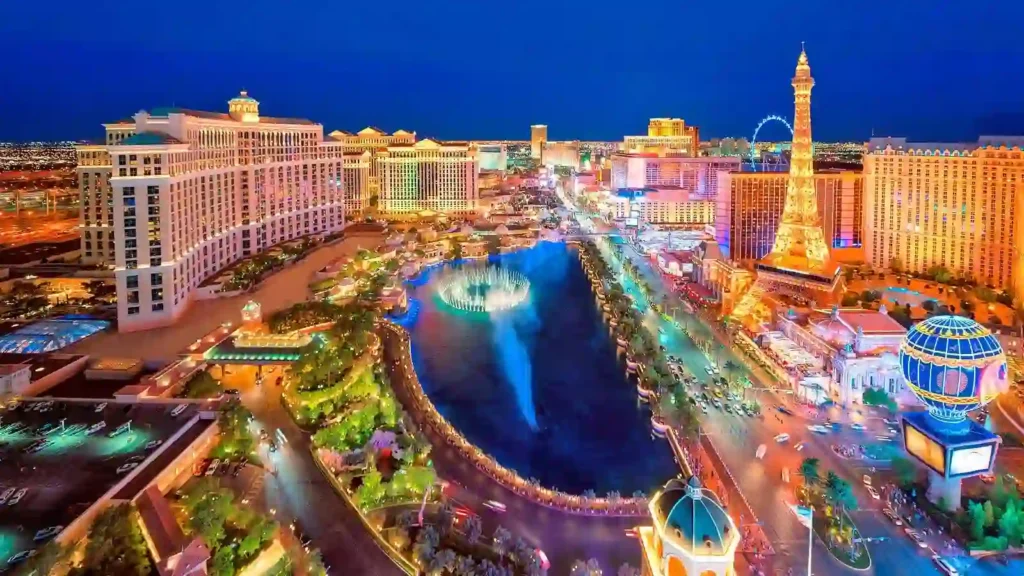 Sektor pariwisata Las Vegas mengalami penurunan sebesar 7,5% pada tahun 2025, dengan mencatat 38,5 juta pengunjung